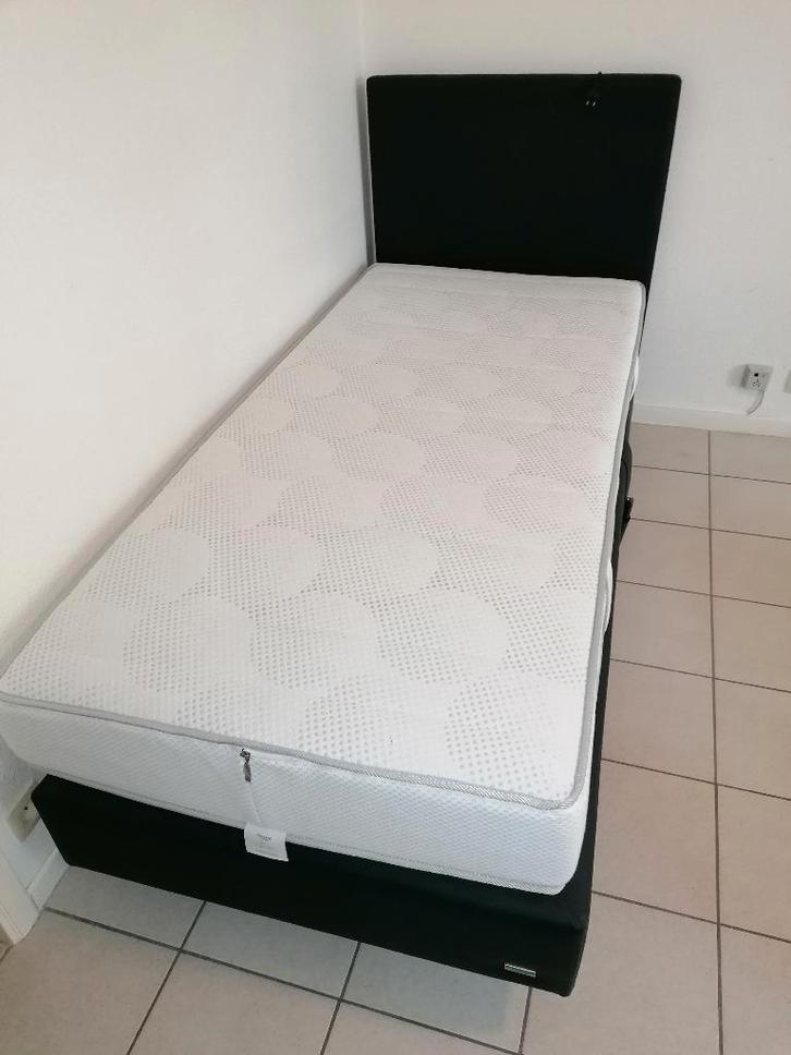 Ergonomisch liftbed, Maison & Meubles, Chambre à coucher | Lits, Comme neuf, Une personne, 90 cm, Métal, Noir, Réglable, Enlèvement