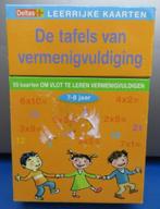 De tafels van vermenigvuldiging Deltas 50 kaarten, Kinderen en Baby's, Speelgoed | Educatief en Creatief, Ophalen of Verzenden