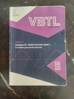 VBTL 5 – Analyse 1b: Reële functies deel 2 (D-gevorderd), Boeken, Gelezen, ASO, Wiskunde A, Die keure