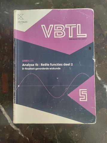 VBTL 5 – Analyse 1b: Reële functies deel 2 (D-gevorderd), Enlèvement ou Envoi, Die keure, Utilisé, Secondaire