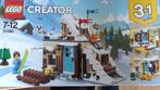 Lego Creator Winter Vacation 3 en 1, Hobby & Loisirs créatifs, Enlèvement, Neuf