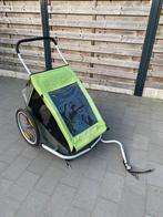 Fietskar Croozer for 2, Vélos & Vélomoteurs, Accessoires vélo | Remorques, Comme neuf, Enlèvement ou Envoi