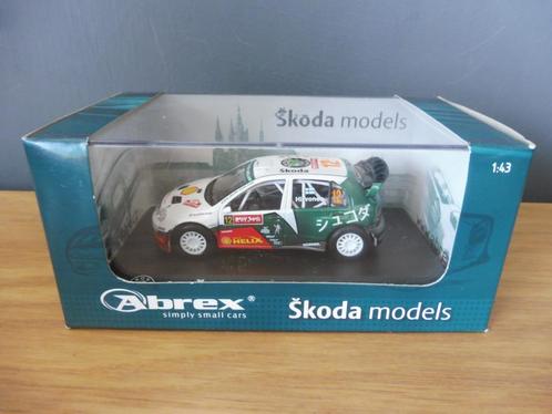 1:43 Abrex 143XAB601TF Skoda Fabia WRC Evo2 Rally Japan 2005, Hobby & Loisirs créatifs, Voitures miniatures | 1:43, Comme neuf