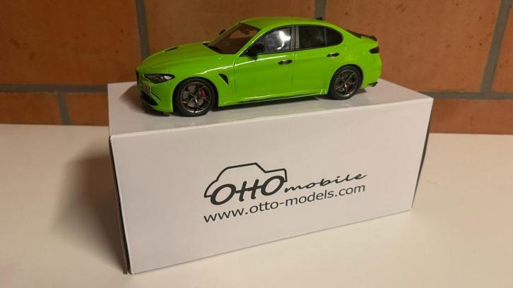 Alfa Giulia Quadrifoglio 1/18 "6 Underground", Hobby en Vrije tijd, Modelauto's | 1:18, Nieuw, Auto, OttOMobile, Verzenden