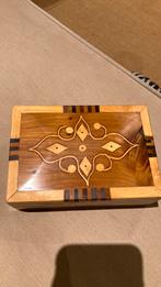 Petite boite à bijoux en bois du Maroc, Antiquités & Art, Art | Autres Art, En parfait état, jamais employe