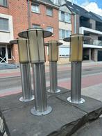 Buitenverlichting tuin 4 stuks, Tuin en Terras, Gebruikt, Staal, Staande lamp, Ophalen of Verzenden