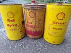 Shell tonnen / blikken vaten - 3 st, Ophalen, Gebruikt, Verpakking
