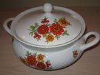 1 soepterrine met bloemdecoratie, Huis en Inrichting, Ophalen, Zo goed als nieuw, Overige typen