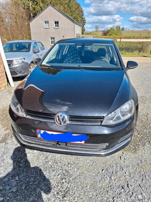 Golf 7 1.6 tdi 2014, Autos, Volkswagen, Particulier, Golf, Diesel, Euro 5, 5 portes, Boîte manuelle, Noir, Alcantara, Enlèvement