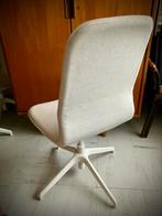 4 chaises confortables en tissu beige, Maison & Meubles, Chaises, Enlèvement