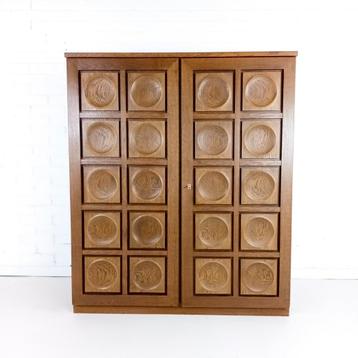 Vintage brutalist highboard