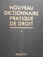 Nouveau Dictionnaire pratique de Droit DALLOZ de 1933, Livres, R Savatier, Autres éditeurs, Français, Utilisé