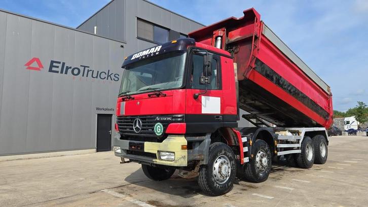 Mercedes-Benz Actros 4148 (8X8 / EPS / LAMES / GRAND PONT /, Auto's, Vrachtwagens, Bedrijf, Te koop, ABS, Airconditioning, Elektrische ramen