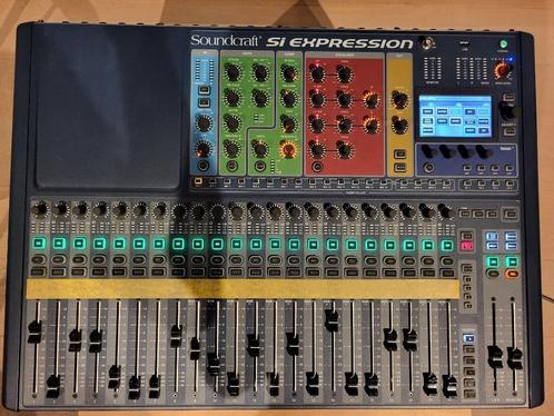 Soundcraft si expression 2 digitale mixer, Muziek en Instrumenten, Mengpanelen, Zo goed als nieuw, 20 kanalen of meer, Microfooningang