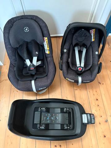 Set Maxi-Cosi + isofix + autostoel (2x beschikbaar) beschikbaar voor biedingen
