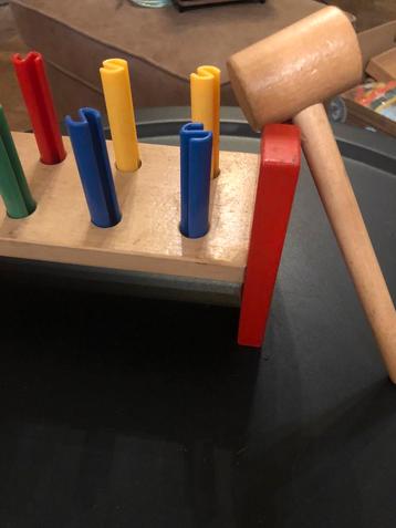 Hamertje tik ikea, Kinderen en Baby's, Speelgoed | Houten speelgoed, Verzenden, Zo goed als nieuw