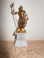 Koperen NEPTUNUS beeldje met drietand, Verzenden, Nieuw, Schaalmodel