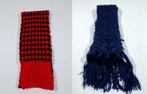 Sjaals - Donkerblauw & Rood En Zwart - H&M Divided, H&M, Ophalen of Verzenden, Gedragen, Sjaal