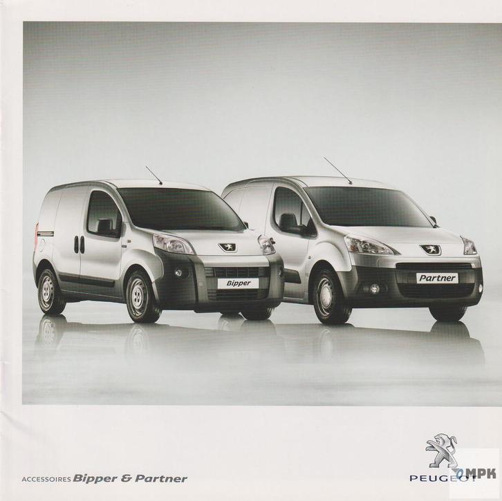 Peugeot Bipper Partner 2011 Brochure Accessoires Nederlands, Boeken, Auto's | Folders en Tijdschriften, Gelezen, Ophalen of Verzenden