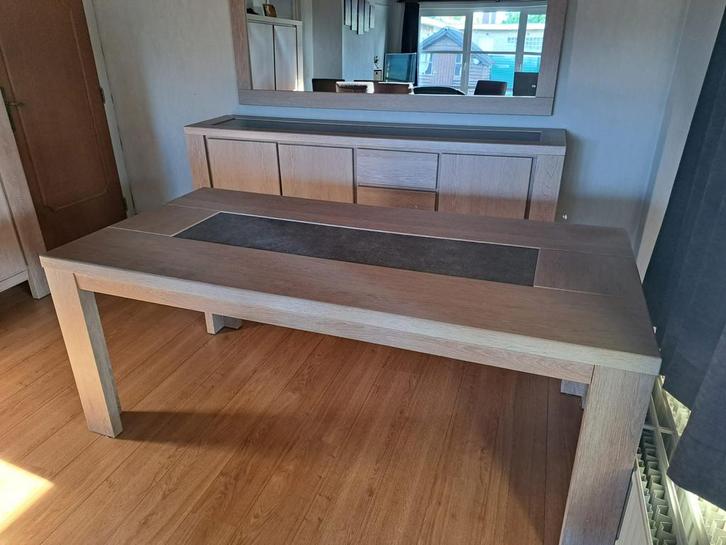 Eetkamerset, Huis en Inrichting, Tafels | Eettafels, Zo goed als nieuw, Ophalen