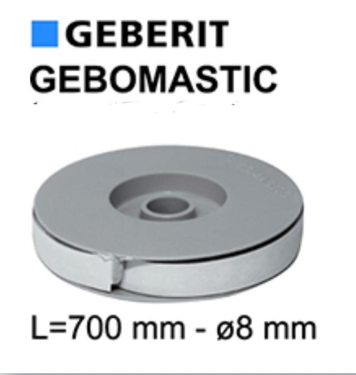 Bande d’étanchéité GEBERIT GEBOMASTIC – 700 mm x Ø8 mm, Bricolage & Construction, Sanitaire, Neuf, Enlèvement ou Envoi
