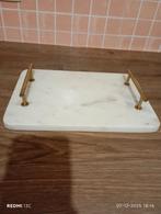 Plateau en marbre, Maison & Meubles, Enlèvement, Comme neuf, Rectangulaire, Autres matériaux