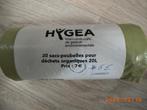 Rouleaux poubelle Hygéa, Enlèvement, Neuf, Vert