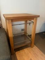 Mooie houten sidetable , leuk voor ontbijt of keukengerei, Huis en Inrichting, Ophalen, Gebruikt