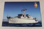 sticker - Belgische marine - M923, Verzamelen, Militaria | Algemeen, Overige typen, Ophalen of Verzenden, Marine