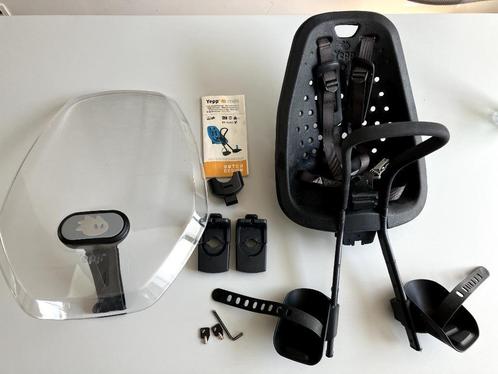 Gmg Yepp Mini - Fietsstoeltje Voor + windscherm + 2 adapters, Vélos & Vélomoteurs, Accessoires vélo | Sièges de vélo, Utilisé