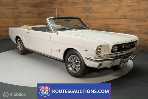 Ford Mustang Cabriolet 1966 | Route 66 auctions, Auto's, Oldtimers, Bedrijf, Te koop, Open dak, Ford, Benzine, Cabriolet, 2 deurs