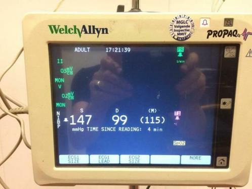 Welch Allyn vital signs monitor met toebehoren in koffer, Diversen, Braces, Gebruikt, Ophalen of Verzenden
