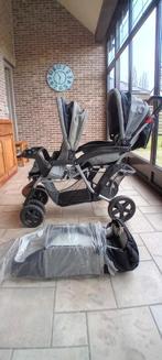 Dubbele buggy + draagmand, Ophalen, Gebruikt, Overige merken, Duomodel