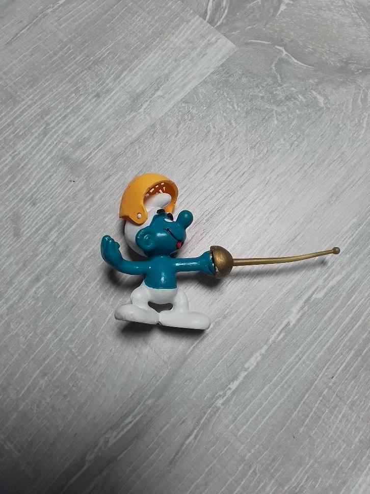 schtroumpfs smurf smurfen 40504 escrimeur escrime, Collections, Schtroumpfs, Comme neuf, Bande dessinée, Autres Schtroumpfs, Envoi