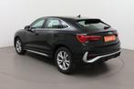 (1YQD964) Audi Q3 Sportback, Auto's, Audi, Zwart, Bedrijf, 5 deurs, 150 pk