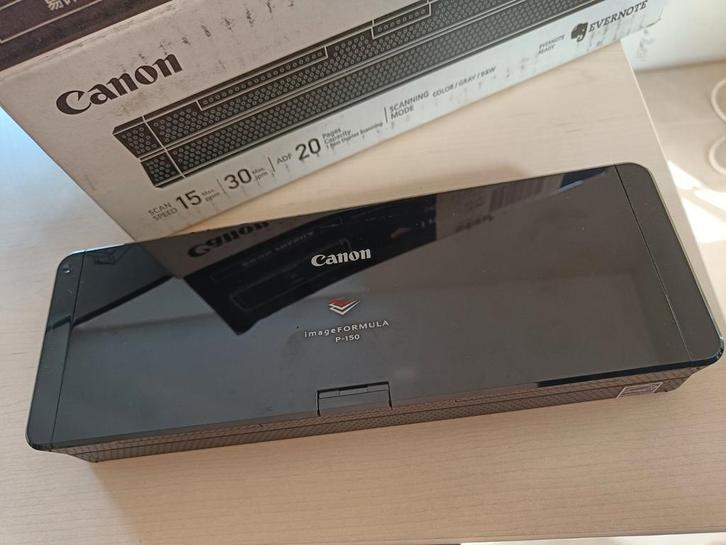 Canon imageFORMULA P-150 draagbare scanner in topstaat, Computers en Software, Scanners, Zo goed als nieuw, Ophalen of Verzenden
