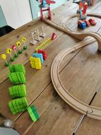 Classic World houten treinspoor, Kinderen en Baby's, Speelgoed | Houten speelgoed, Ophalen, Zo goed als nieuw, Rij- of Hobbelspeelgoed