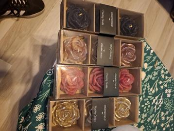 Bougies en forme de fleur, Enlèvement, Neuf, Bougie