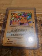 Pokemon Pikachu Birthday Surprise Promo card, Ophalen of Verzenden, Nieuw, Losse kaart, Foil