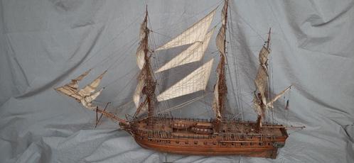 MAQUETTE BATEAU ANCIEN - SHIP MODEL, Hobby en Vrije tijd, Modelbouw | Boten en Schepen, Gebruikt, 1:50 tot 1:200, Ophalen