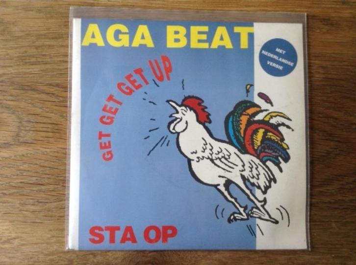 single aga beat, Cd's en Dvd's, Vinyl Singles, Single, Nederlandstalig, 7 inch, Ophalen of Verzenden