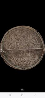 Belgium 5 francs 1869, Postzegels en Munten, Munten | België, Ophalen of Verzenden