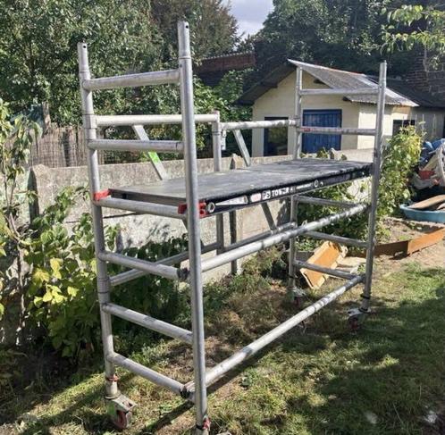 altrex stelling RS 5, Doe-het-zelf en Bouw, Steigers, Gebruikt, Rolsteiger of Kamersteiger, Minder dan 2 meter, Ophalen