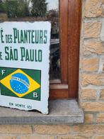 Geëmailleerd bord Café des Planters, Ophalen of Verzenden