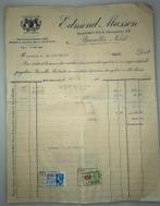 Bruxelles 1935 Factuur Edmond Masson, Verzamelen, Ophalen of Verzenden