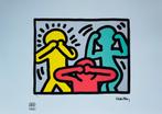 Lithografie + certificaat • Keith Haring “Horen zien zwijgen, Antiek en Kunst, Ophalen of Verzenden