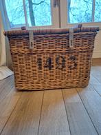 Grote antieke opbergkoffer riet, Enlèvement ou Envoi