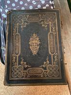 Antieke Bijbel – leren band met goudopdruk, Antiek en Kunst, Antiek | Boeken en Manuscripten, Ophalen