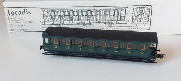 SNCB//NMBS JOCADIS VOITURE GCI CHASSIS METAL*HO*DC, Hobby & Loisirs créatifs, Trains miniatures | HO, Comme neuf, Set de Trains