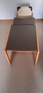 Stevige, houten kinderstoel en tafel/eetstoel, Ophalen, Gebruikt, Afneembaar eetblad